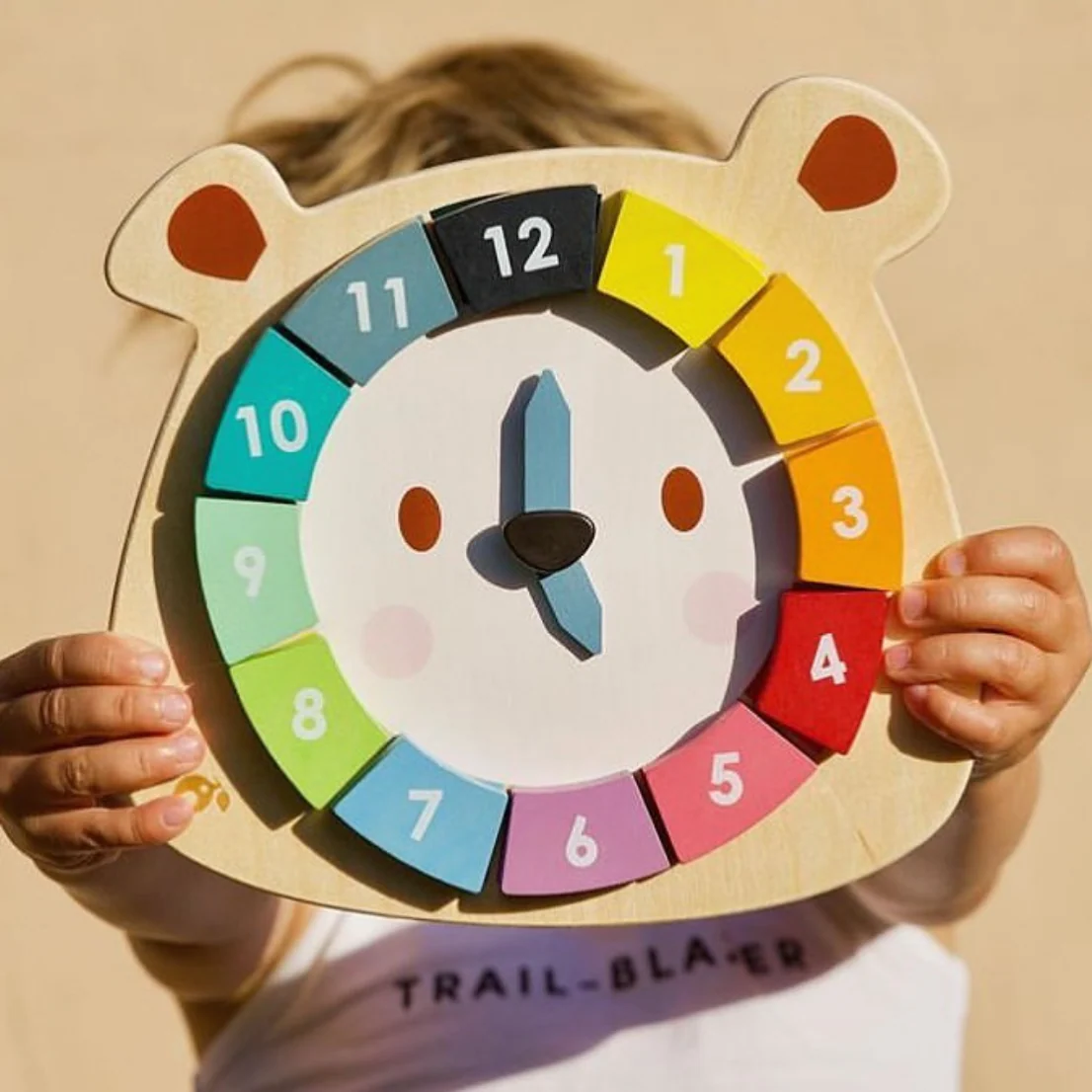 Bear Colors Wooden Clock by Tender Leaf Toys - Image 3