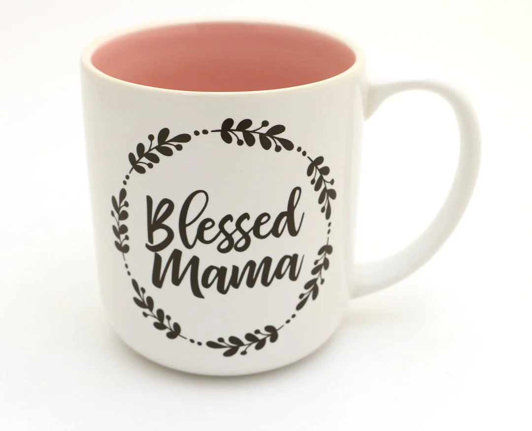 Blessed Mama Mug by Lenny Mud - Image 3