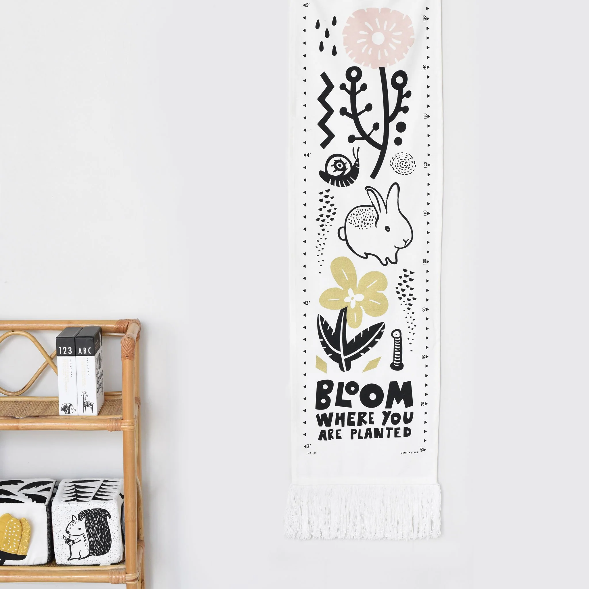 Organic Canvas Growth Chart - Bloom by Wee Gallery - Image 3