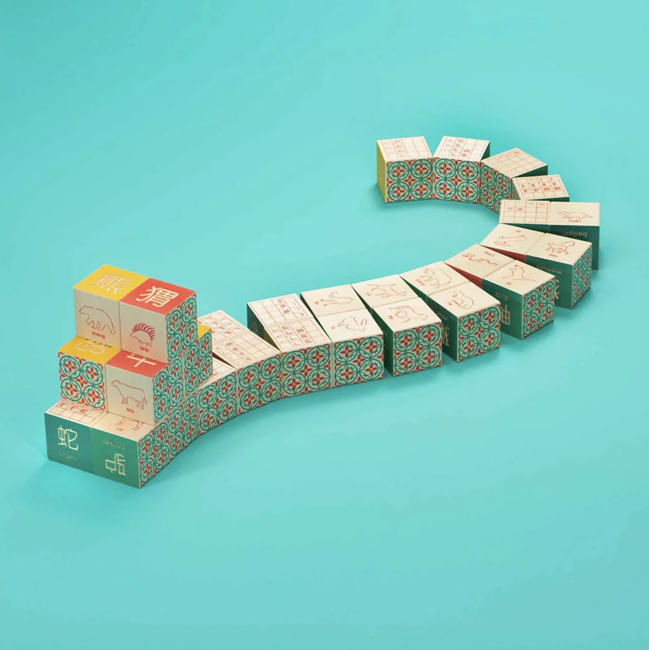 Chinese Wooden Blocks by Uncle Goose - Image 4