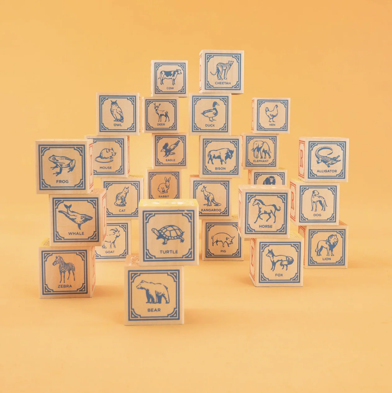 English Wooden ABC Blocks  by Uncle Goose - Image 4