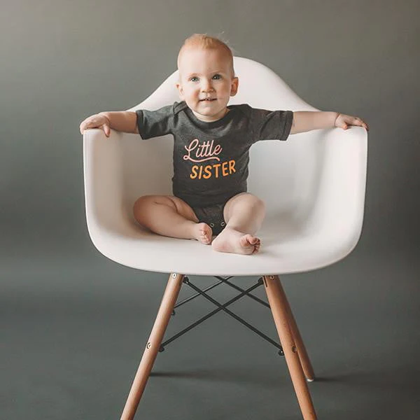 Cotton Bodysuit - Little Sister by Sweetpea + Co - Image 3