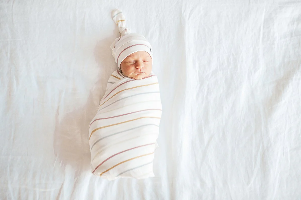 Knit Swaddle Blanket - Piper by Copper Pearl - Image 3