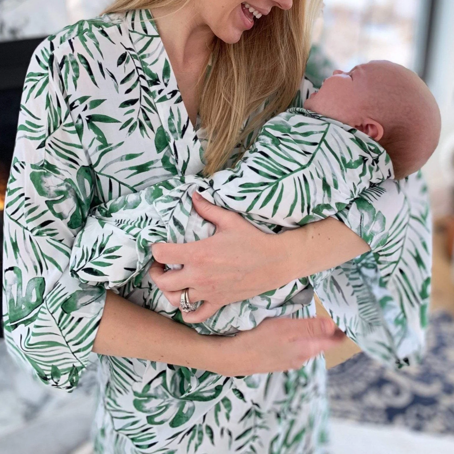 Mama Robe - Palm Leaf by May and Joy - Image 3