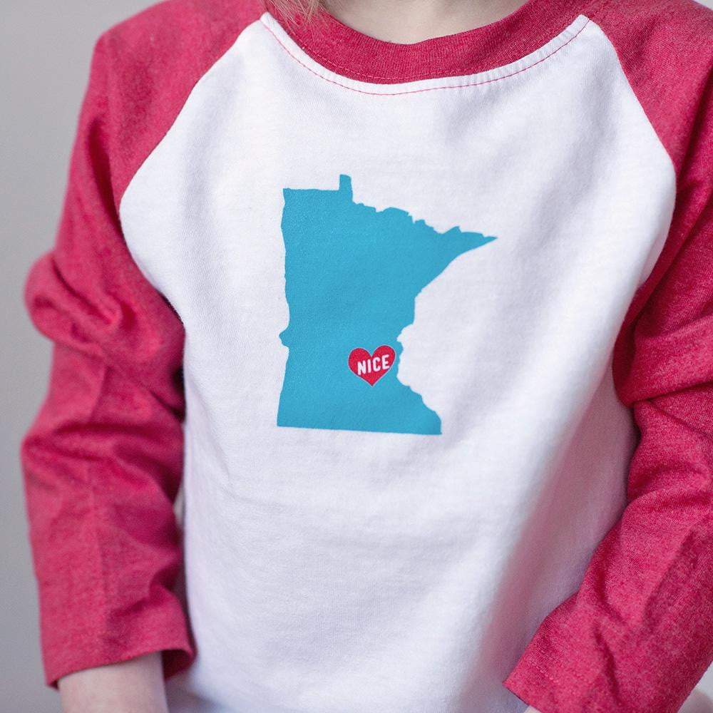 Cotton Raglan Tee - Minnesota Nice by Sweetpea + Co - Image 4