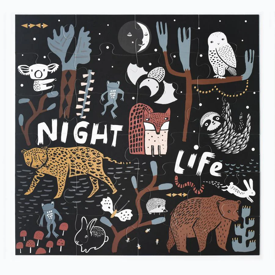 Night Life Floor Puzzle by Wee Gallery - Image 3
