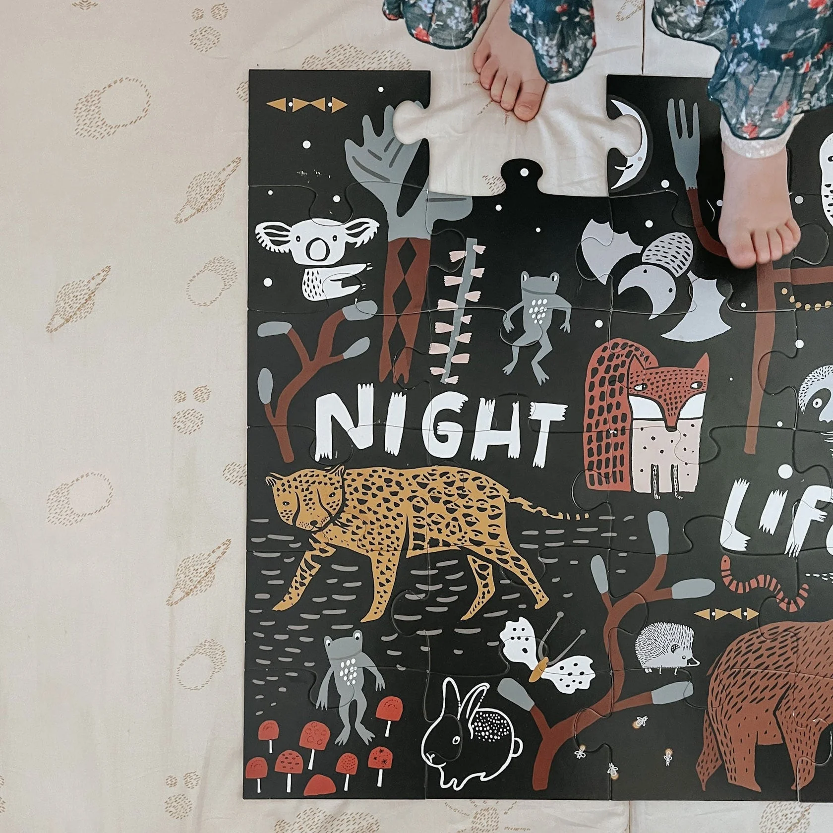 Night Life Floor Puzzle by Wee Gallery - Image 6