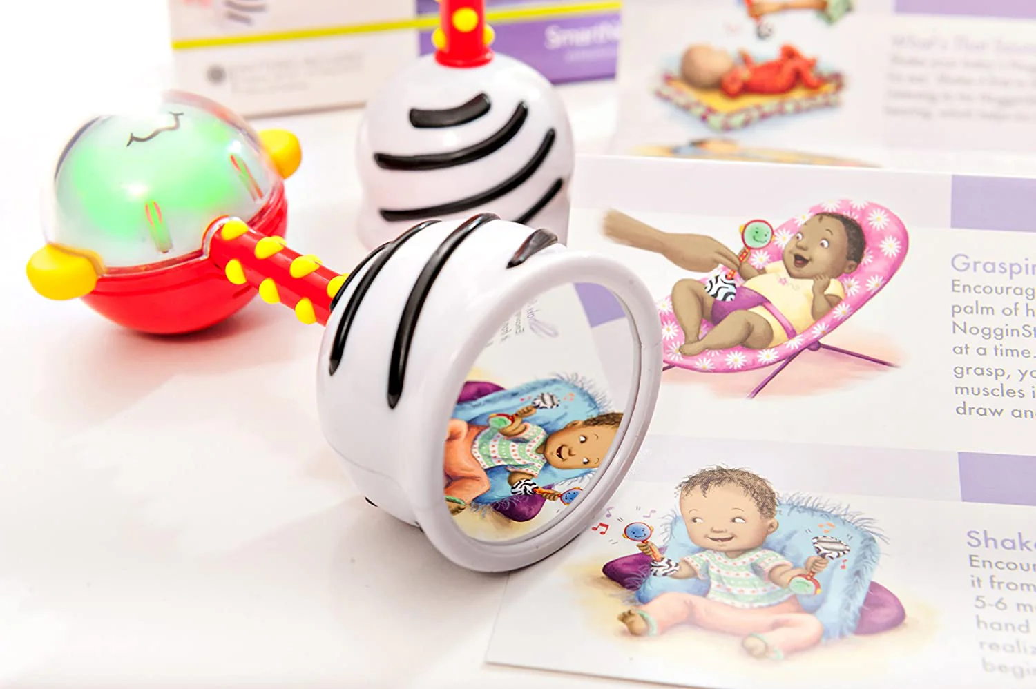 NogginStik Developmental Light-Up Rattle by SmartNoggin - Image 6