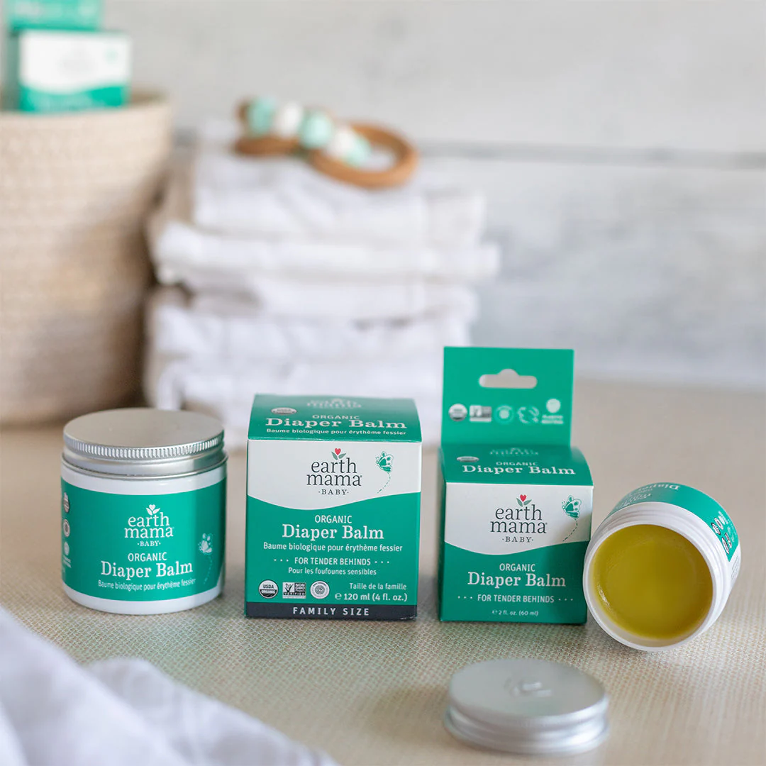 Organic Diaper Balm 2 oz by Earth Mama Organics - Image 3