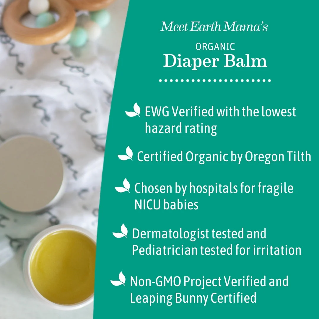 Organic Diaper Balm 2 oz by Earth Mama Organics - Image 6