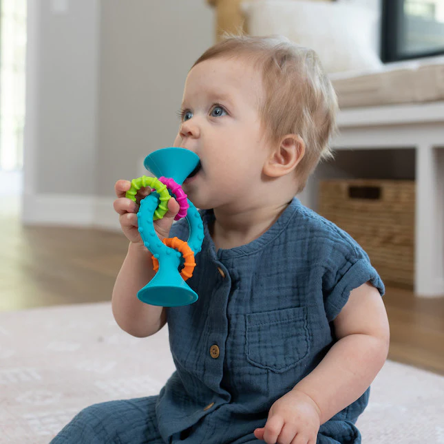 Pip Squigz Loops - Teal by Fat Brain Toys - Image 3