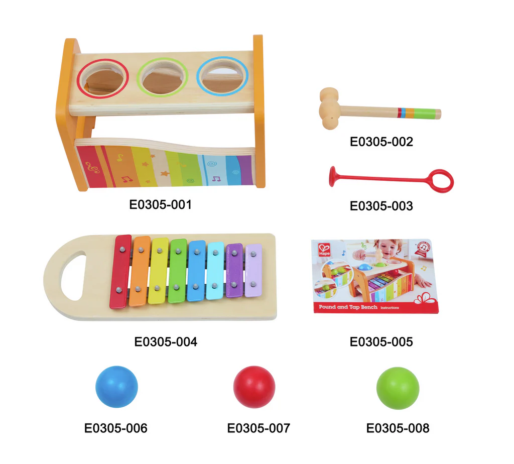 Pound and Tap Bench by Hape - Image 13