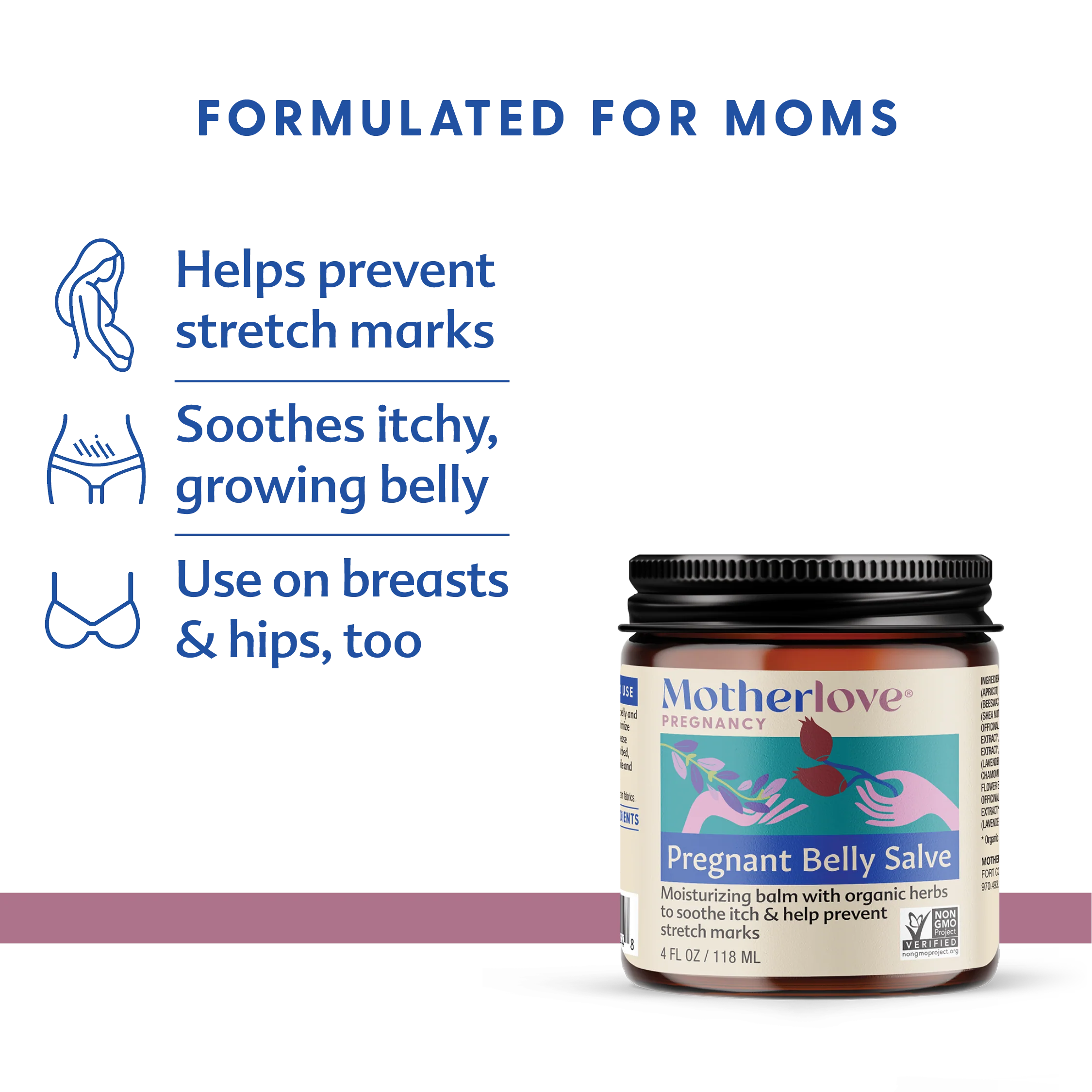 Pregnant Belly Salve 4 oz by Motherlove - Image 3