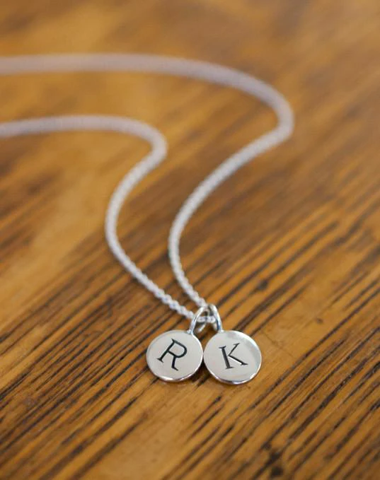 Sterling Silver Initial Pendant Only FINAL SALE - Image 3