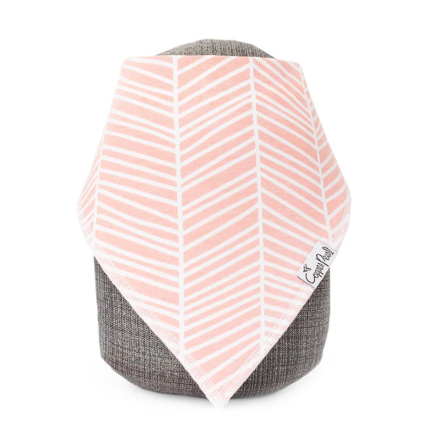 Single Bandana Bib - Blush by Copper Pearl - Image 5