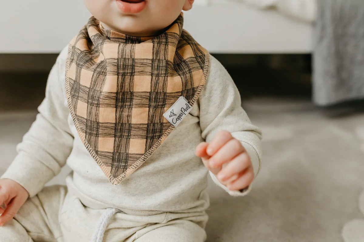 Single Bandana Bib - Jo by Copper Pearl - Image 4