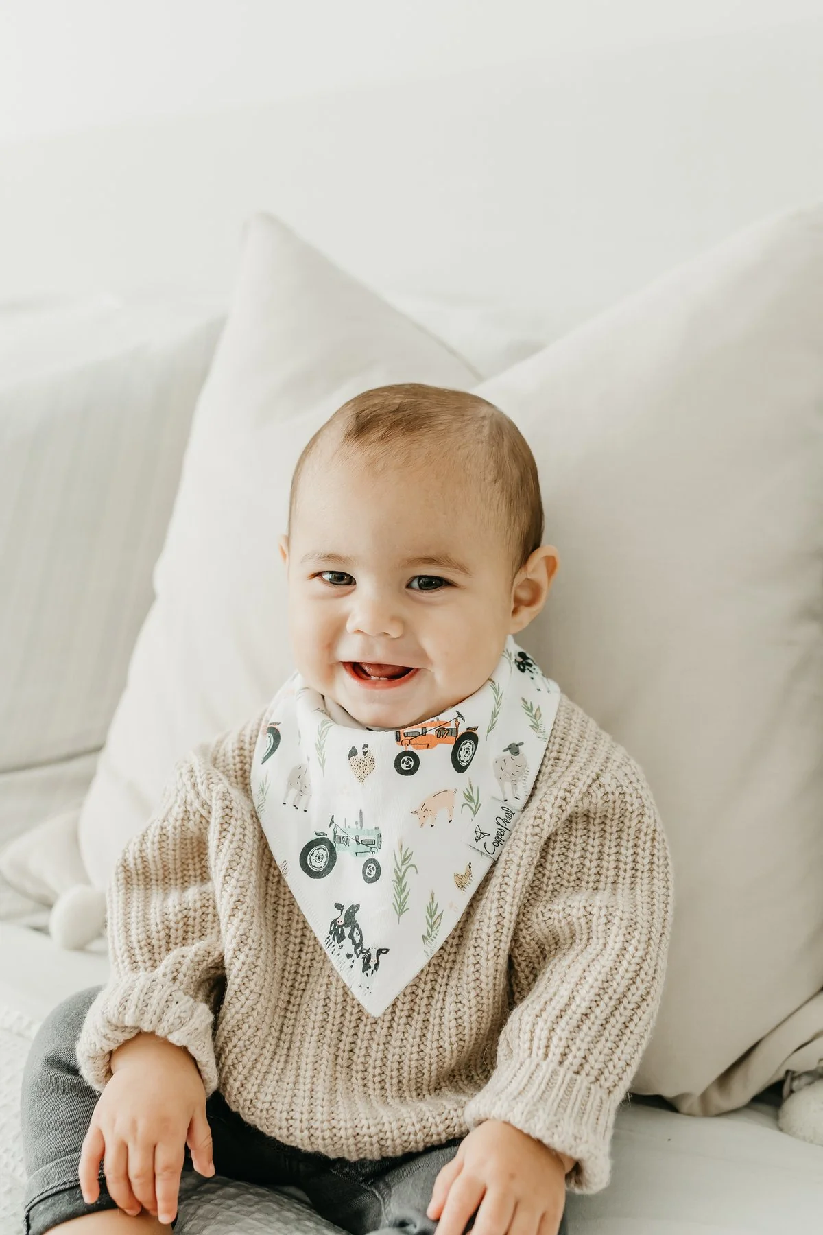Single Bandana Bib - Jo by Copper Pearl - Image 5