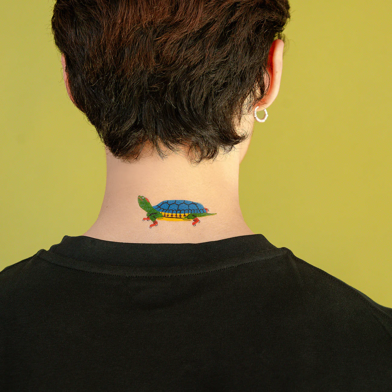 Skater Turtle Tattoos - Set of 2 by Tattly - Image 3