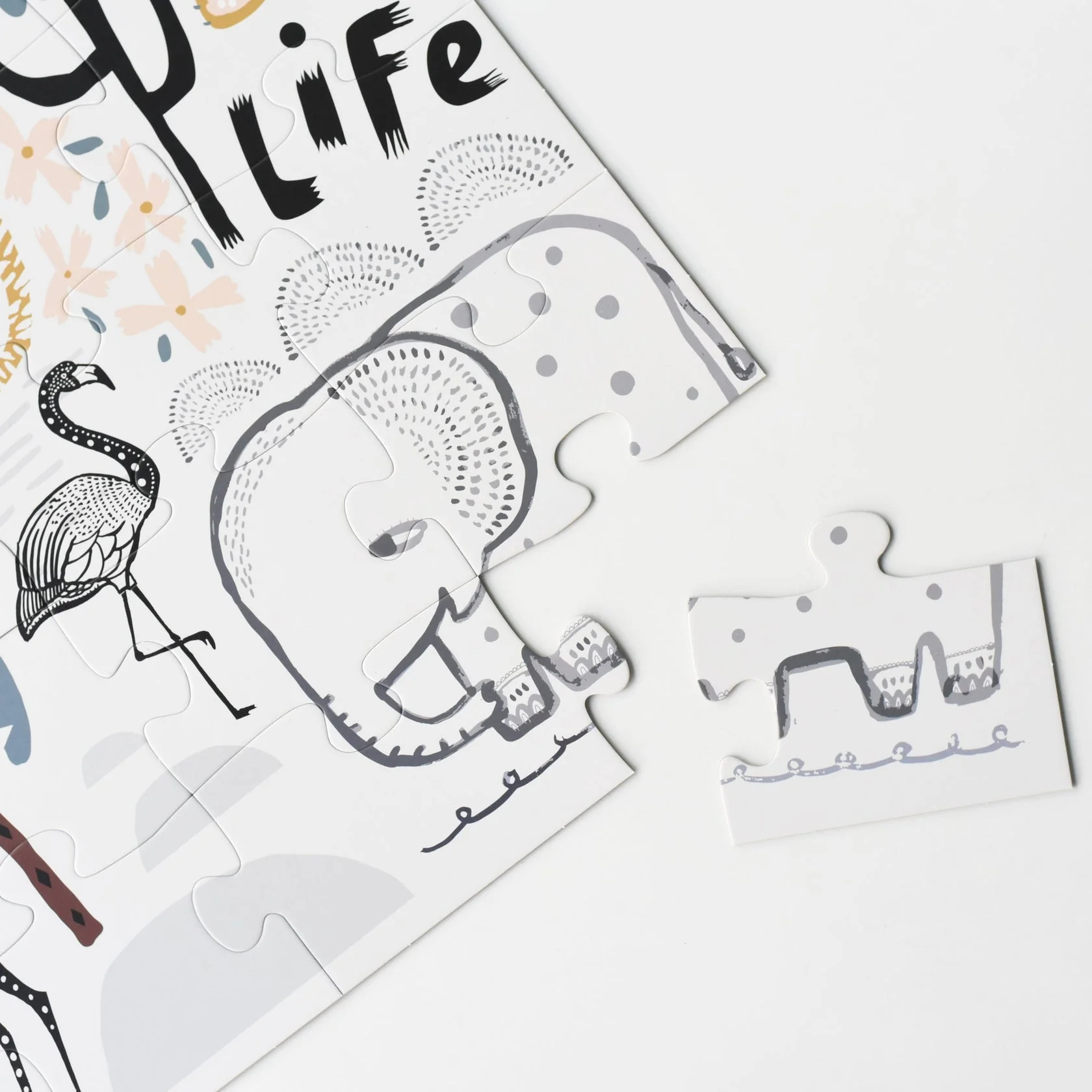 Wild Life Floor Puzzle by Wee Gallery - Image 4