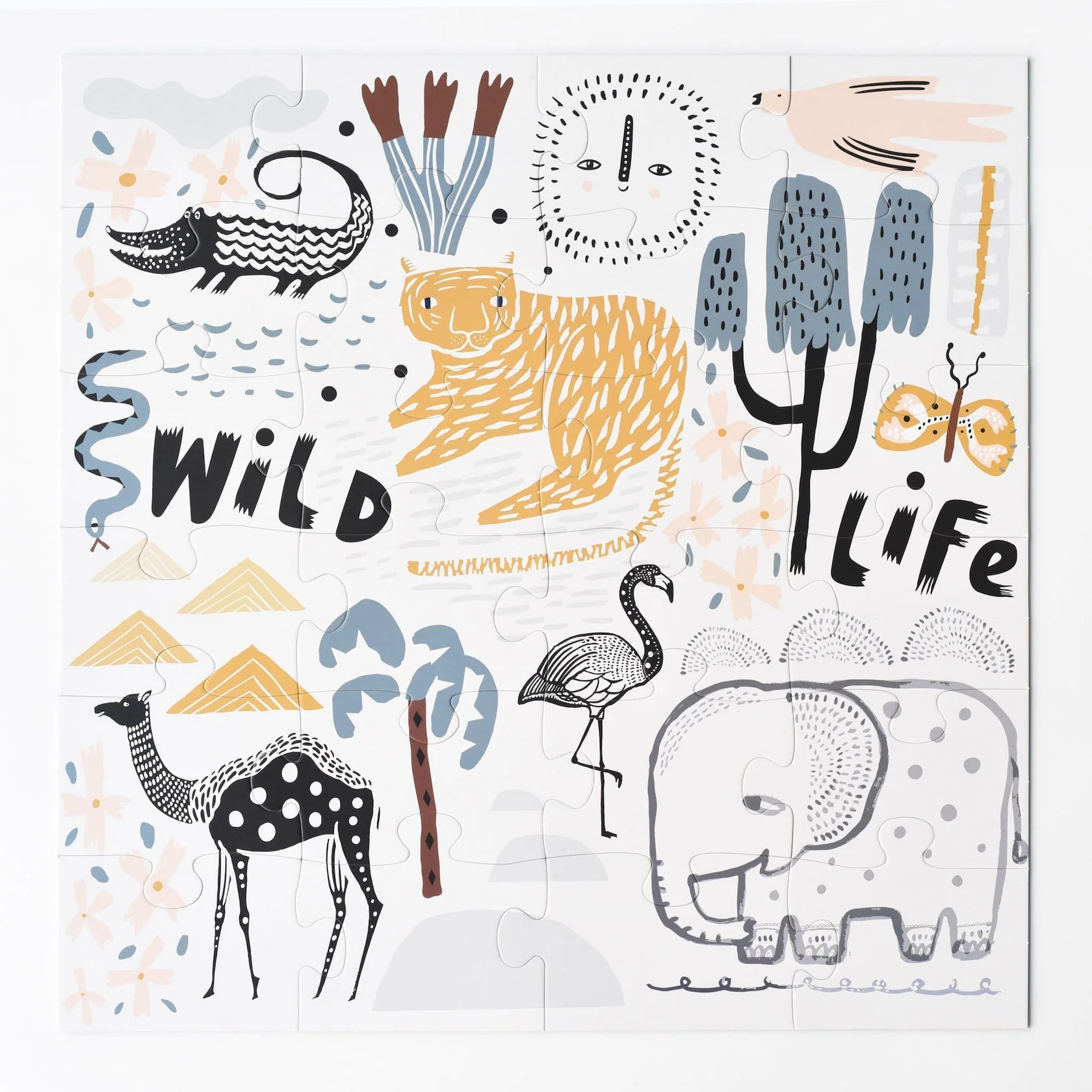 Wild Life Floor Puzzle by Wee Gallery - Image 5